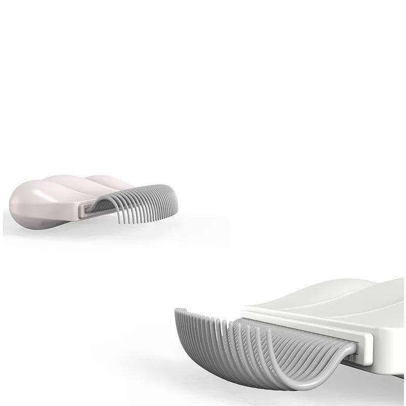Paw Soft deshedding brush for pets in blue, pink or white with 9x9 cm head