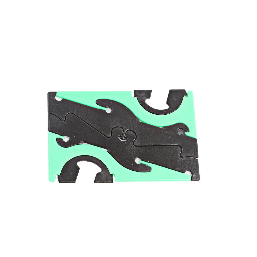 Foldable plastic desktop bracket measuring 8cm x 5cm, available in red, green, yellow, purple and orange