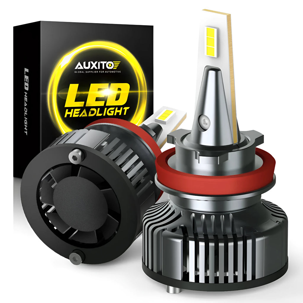 Car LED headlight bulb super bright 60W 8000 lumens IP67 aluminium housing fits H4 H7 H11 9005 9006