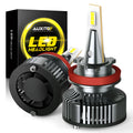 Car LED headlight bulb super bright 60W 8000 lumens IP67 aluminium housing fits H4 H7 H11 9005 9006
