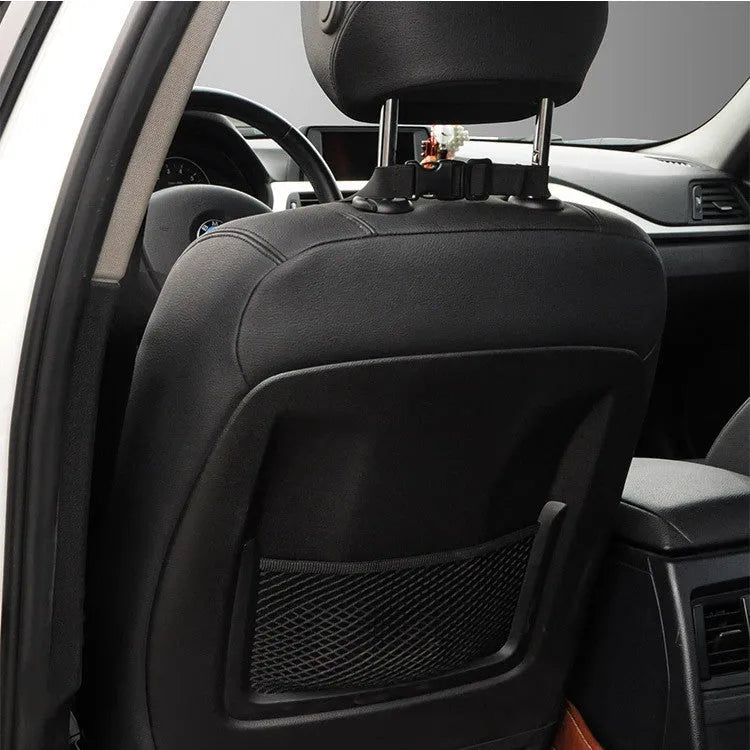 Universal fit car seat cushion with memory cotton filler for back support in solid colour.