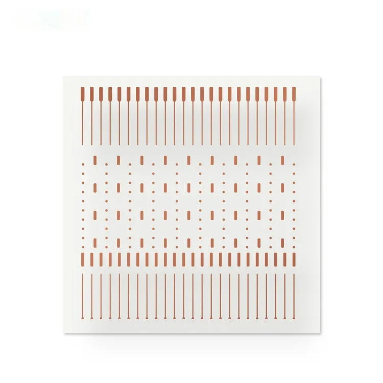 Red copper spot welding patch 1mm width 28mm length square shape for mobile phone drop repair