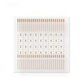 Red copper spot welding patch 1mm width 28mm length square shape for mobile phone drop repair