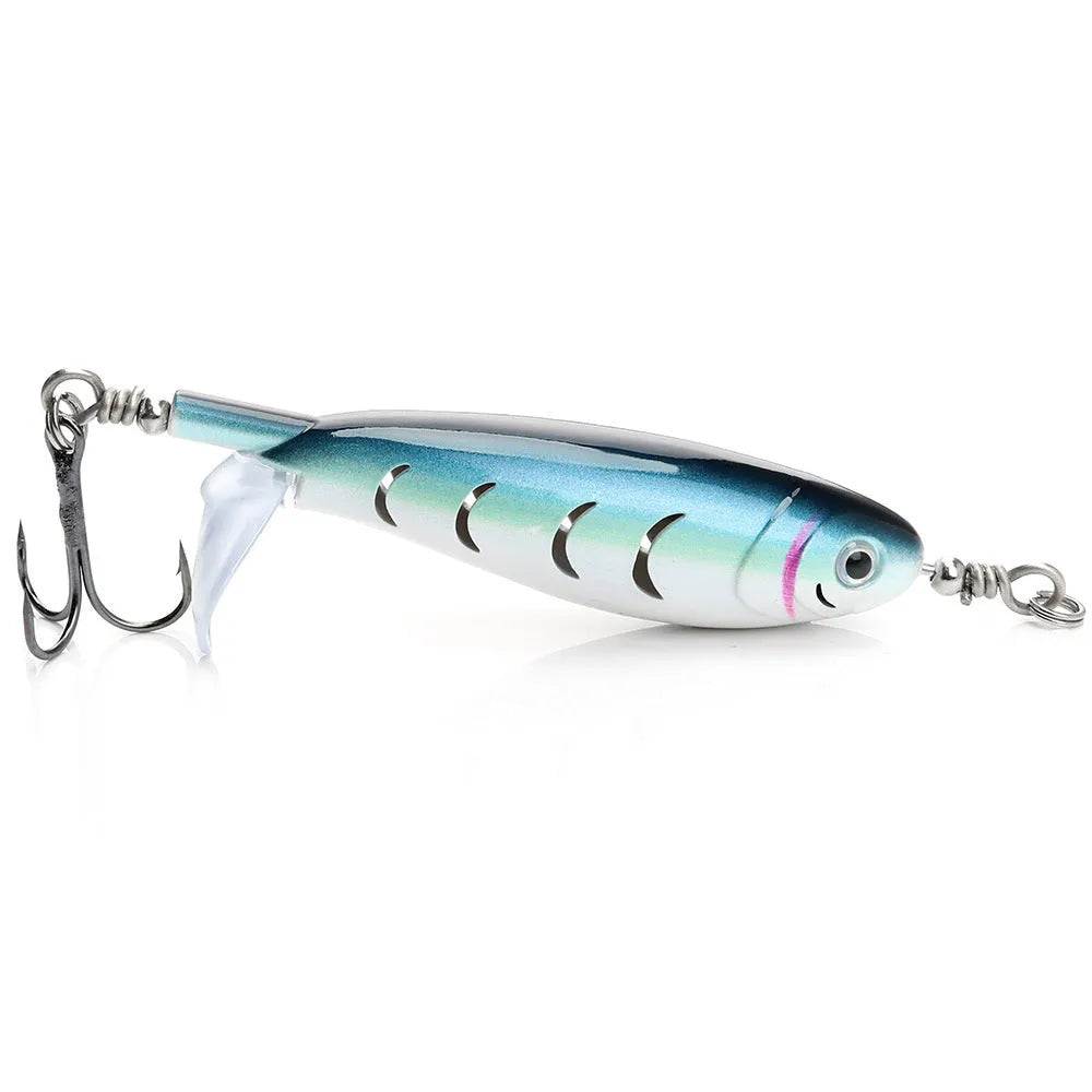 7.5cm soft plastic fishing lure in various colours for road fishing.