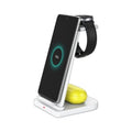 Three-in-one disassembly wireless charger for Samsung devices in black plastic with Type-C interface