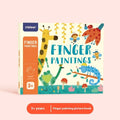 Washable finger painting graffiti tool set in colour box for children 4-6 years old