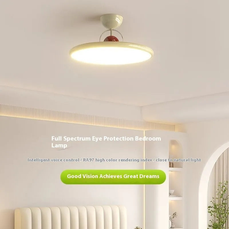 Nordic design ceiling light with full spectrum eye protection and smart dimming control