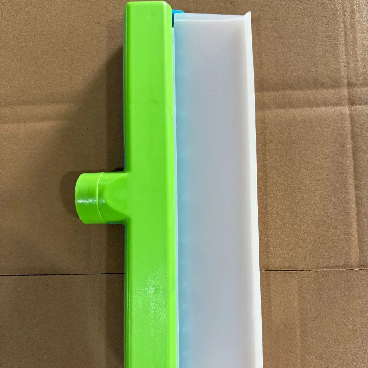 12-inch single ultra-fine fiber cloth cover wipe car wash brush in blue and white for glass and paint cleaning