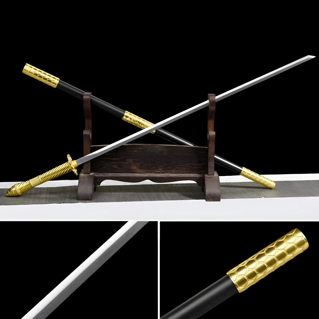 Overlord Saber Ba Wang Dao unsharpened manganese steel long sword 95cm overall length Han Tang style display
