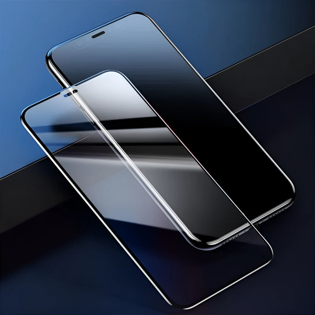 0.23mm black curved tempered glass screen protector for iPhone X XS 11 Pro 5.8 inches