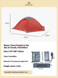 Outdoor camping rainproof sun protection portable storage tent 210D polyester double 210x140x110cm