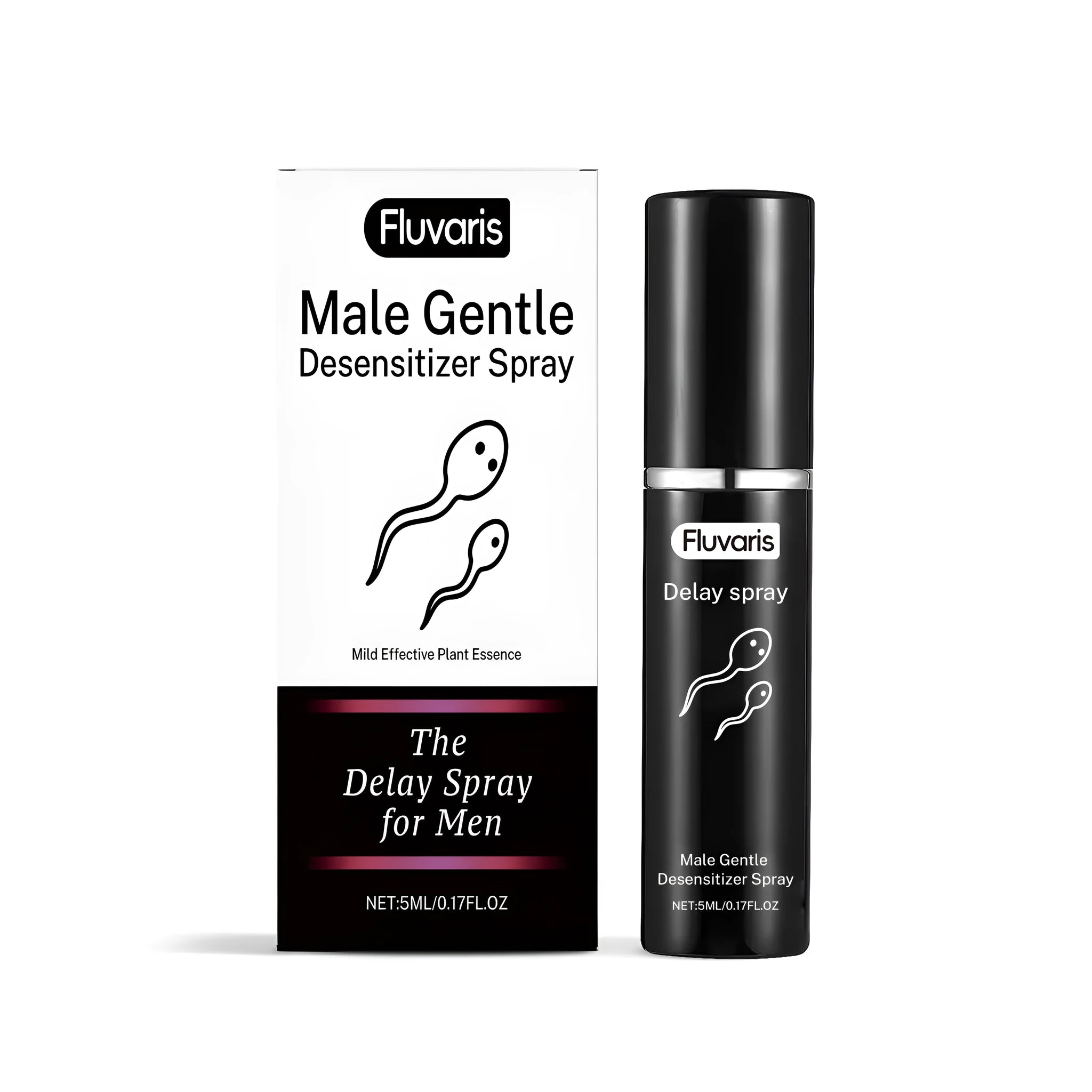 A single 5ml bottle of men's care spray with ginger extract.