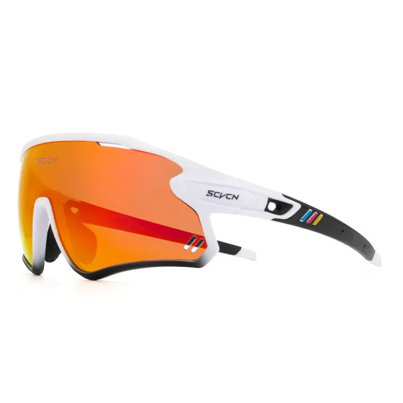 Outdoor sports goggles in full rim frame TR90 material against wind and sand with 152mm width