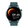 Btalk 3 Pro smart watch in blue, gray and pink colours showing AMOLED display with health metrics