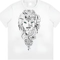 Men's pure cotton short-sleeved T-shirt in solid white colour, casual pullover style for summer