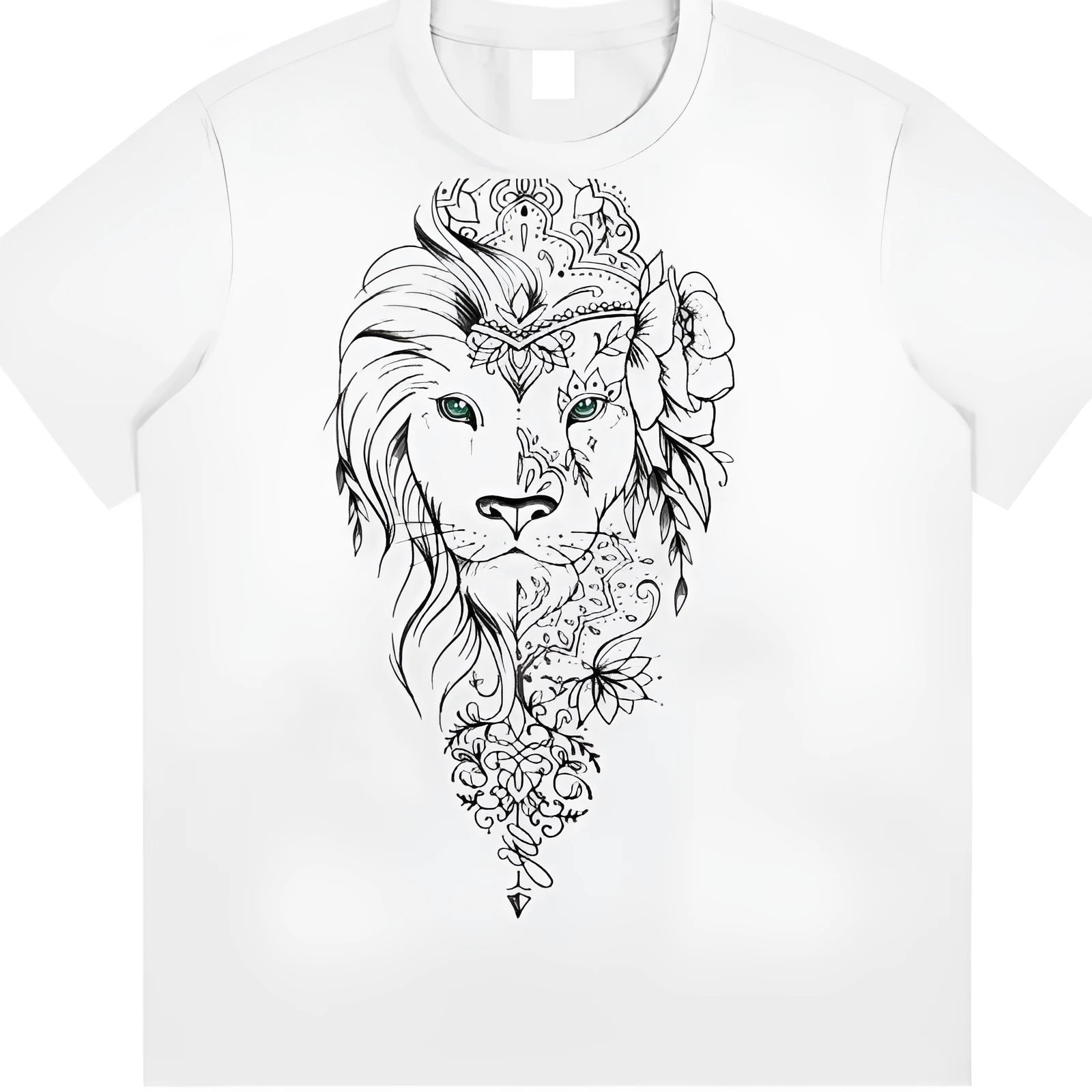 Men's pure cotton short-sleeved T-shirt in solid white colour, casual pullover style for summer