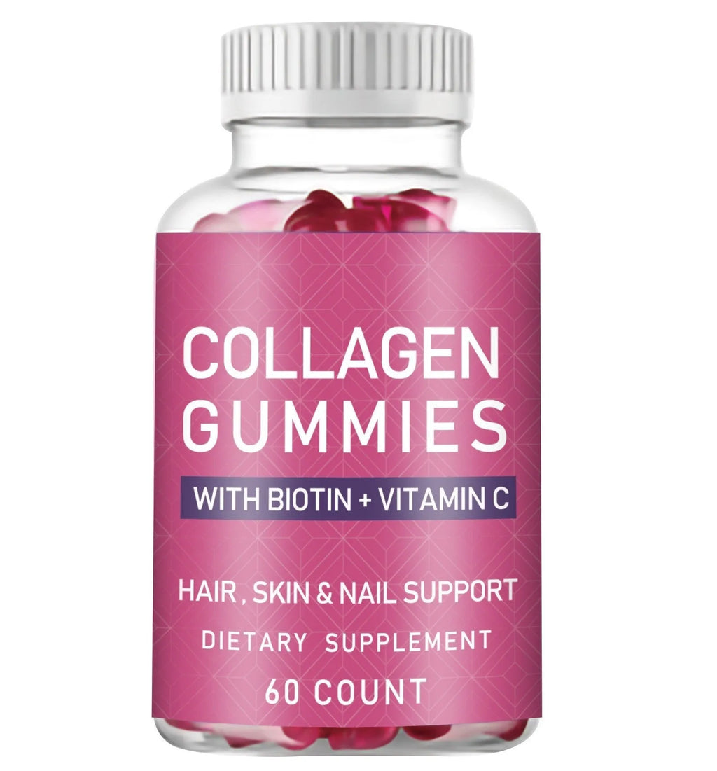 Collagen Gummies soft candy dietary supplement 60 capsules
