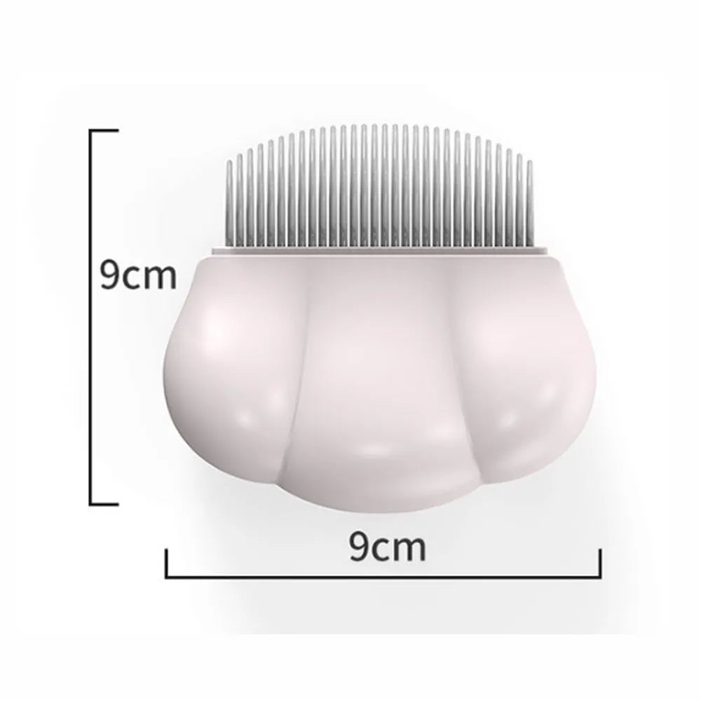 Paw Soft deshedding brush for pets in blue, pink or white with 9x9 cm head