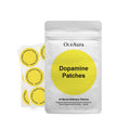 30 transparent body care hydrogel patches for skin hydration with collagen and peppermint oil.