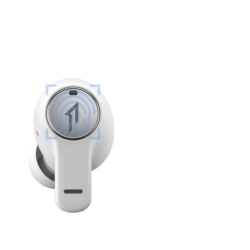 True wireless Bluetooth headphones in black or white with in-ear sports design