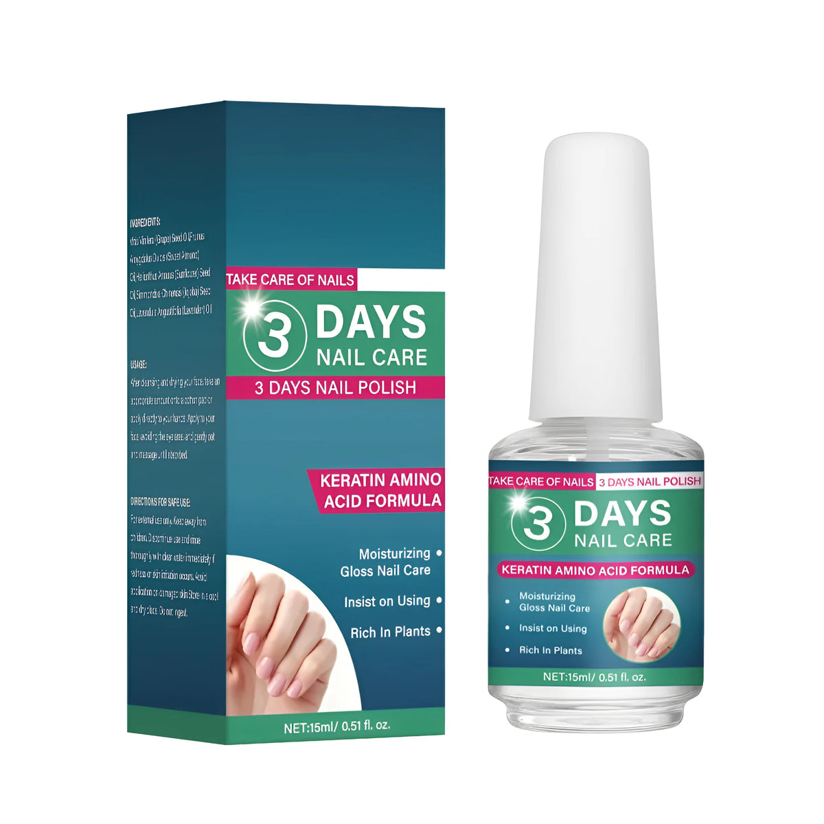 15ml nail care solution in FP-F065 style, single body care appliance for home nail care