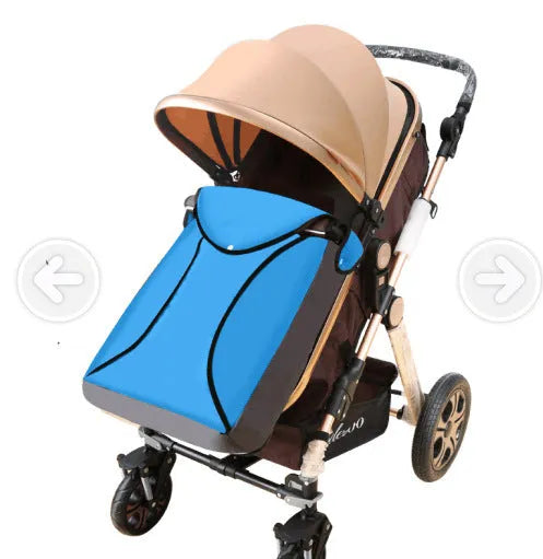 Oxford cloth stroller foot cover 40x86cm in blue red grey and blue thickened colour options