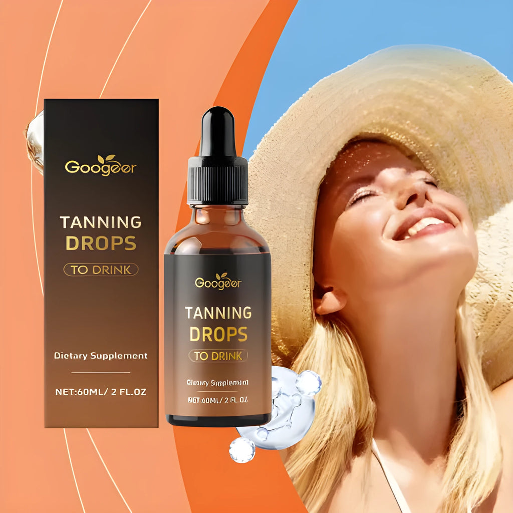 Googeer Tanning Drops To Drink 60ml bottle with dropper for face and body application