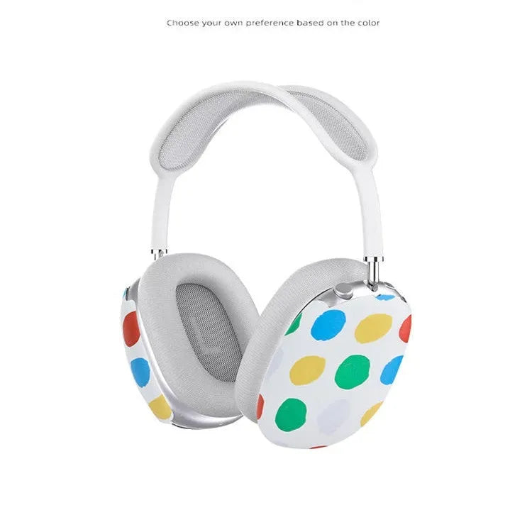 Wave Point pattern protective case for Apple AirPods Max headphones
