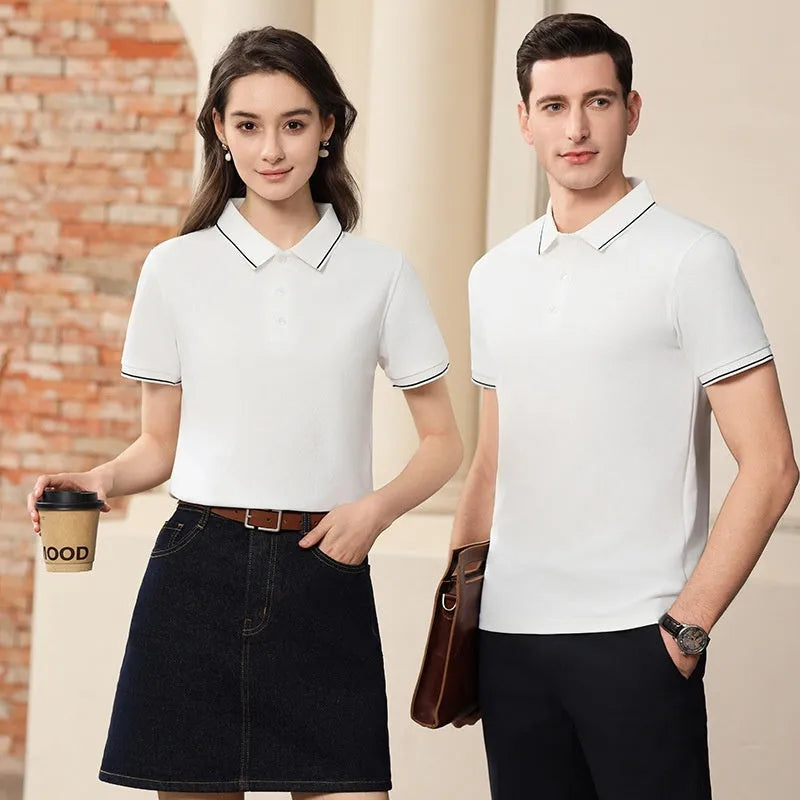 Antibacterial slim fit lapel polo shirt in T800 Solona fabric shown in light blue colour.