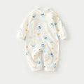 Class A cotton baby long-climb onesies in eight patterns including cartoon dragon and strawberry designs