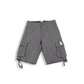 Retro Japanese double-layer waistband cotton casual trousers for men in Army Green colour