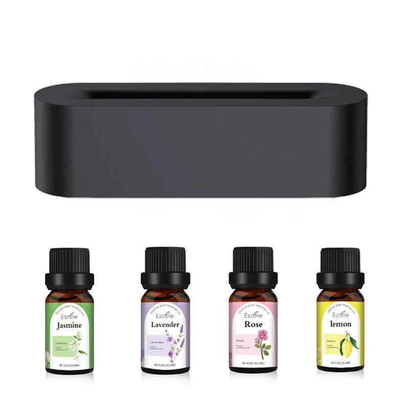 Soothing Ultrasonic Aroma Diffuser with Realistic Flame Effect, 7 Color Modes, Whisper-Quiet Operation, Essential Oil Diffuser