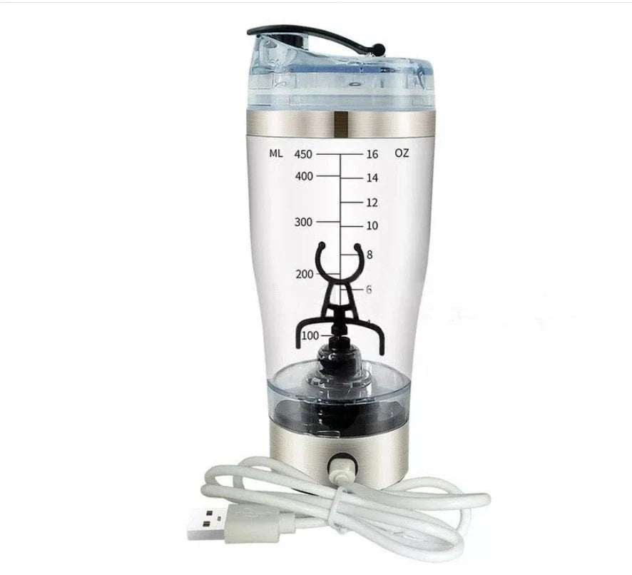 Portable Rechargeable Electric Protein Shake Mixer Bottle with Vortex Blending Technology, Ideal for Fitness, Travel, and On-the-Go Lifestyles