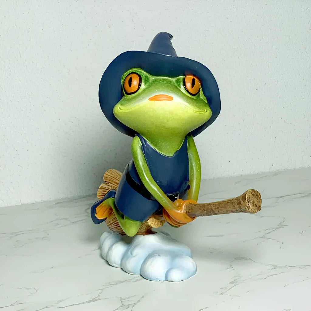 Magic Yoga Frog decoration ornament in RDW123 colour with European style design