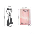 A4 manual eyelash curler with black ribbon comb attachment