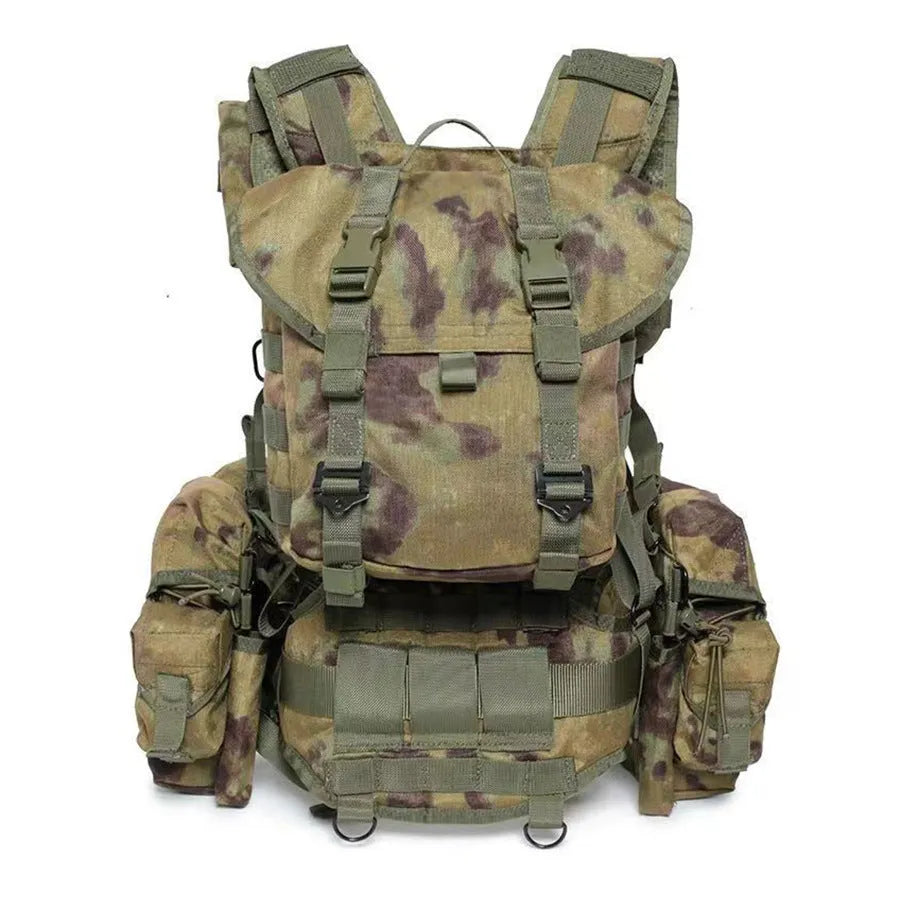 Replica classic M-1 equipment outdoor camouflage sports vest in 1000D material, unisex, available in five colours.