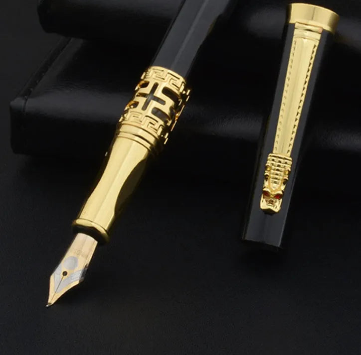 Immortal Pen traditional Chinese style student fountain pen calligraphy set with iridium nib in gift box