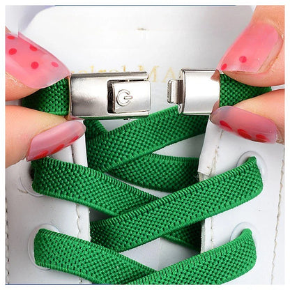 Slip-On Shoelaces with Easy-Press Locks: Convenient and Comfortable Footwear Upgrade