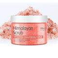 Himalayan salt body scrub cream 200g exfoliating face and body scrub in four variants