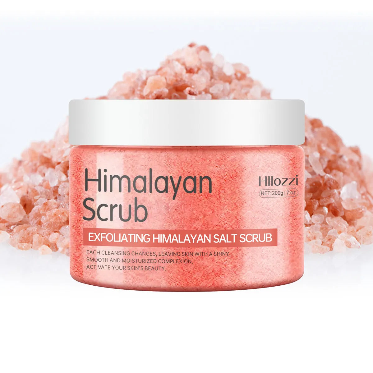 Himalayan salt body scrub cream 200g exfoliating face and body scrub in four variants