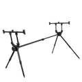 Aluminium alloy fishing rod bracket with quick installation design on a fishing rod