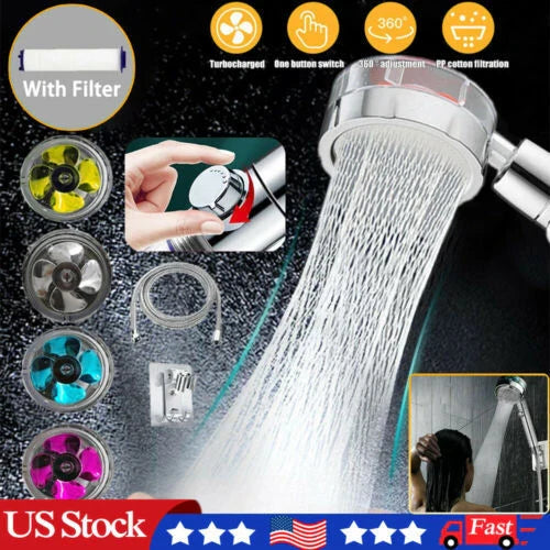 Modern minimalist high-pressure shower head with water-saving technology for an invigorating and efficient shower experience