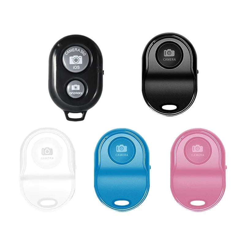 Bluetooth remote control selfie stick for mobile phone, ABS, 49x31x11mm, push-button, four colours