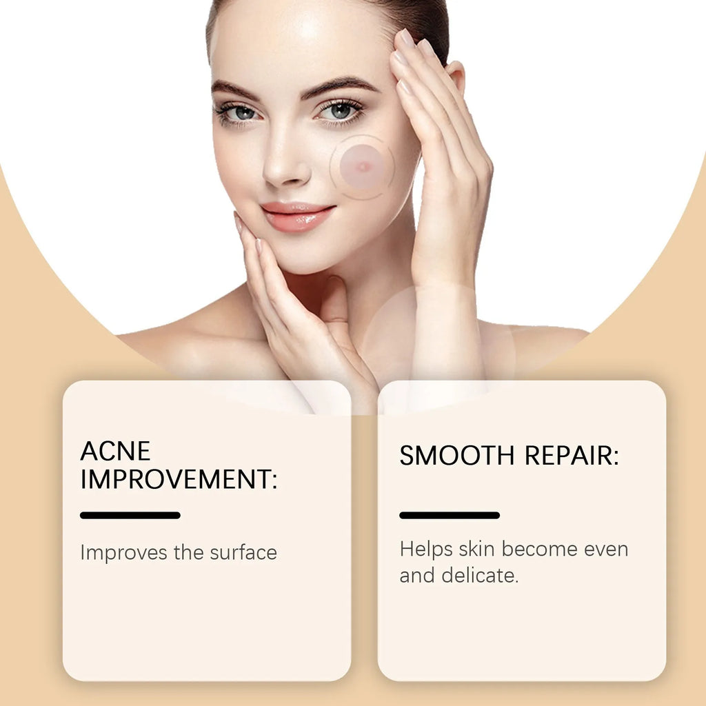 Acne patch pack containing 8 patches with tea tree oil and asiatic centella extract for skin treatment