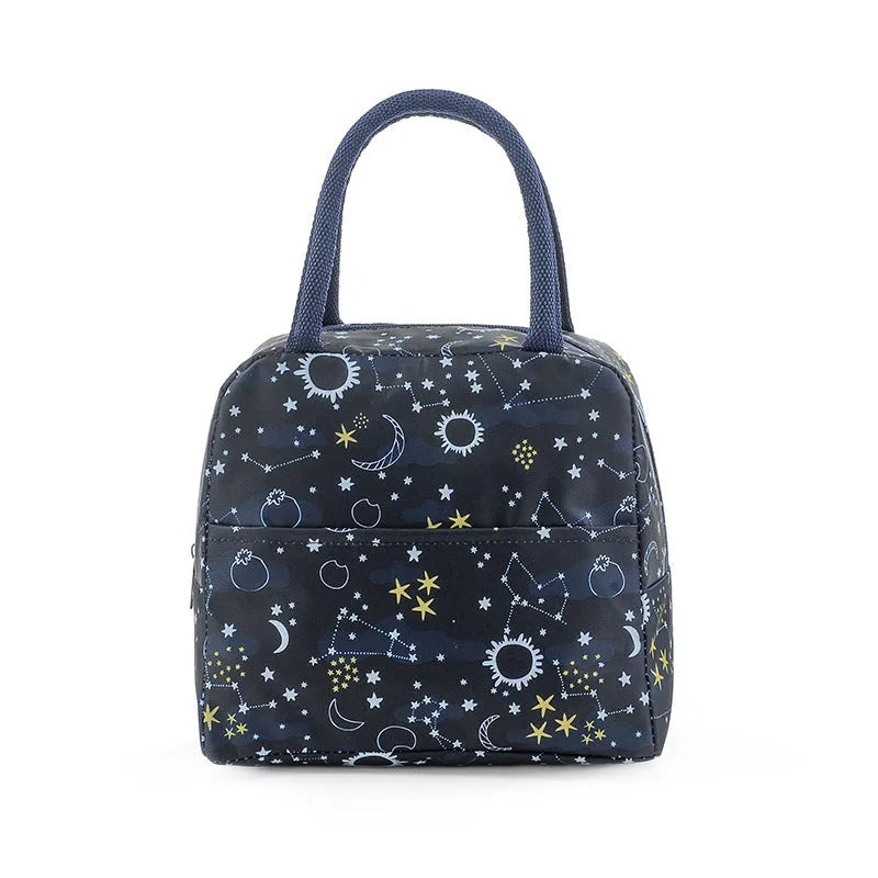 Thermal lunch bag with aluminium foil lining and Oxford cloth exterior in multiple colour options