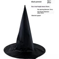 Pet wizard costume set with red cloak, pointed hat, glasses, and tie on a cat