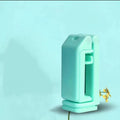 H22 Black colour 360-degree rotary collapsible desktop phone holder with ABS, metal, and silicone construction
