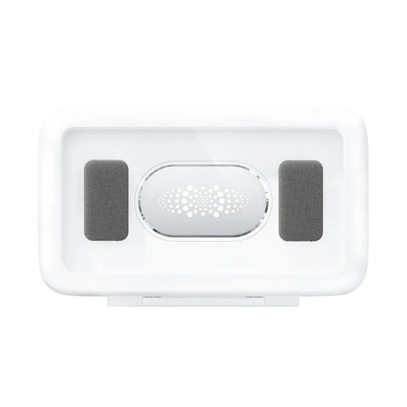 Waterproof phone holder for shower with touch screen and anti-fog window in black, pink, or white
