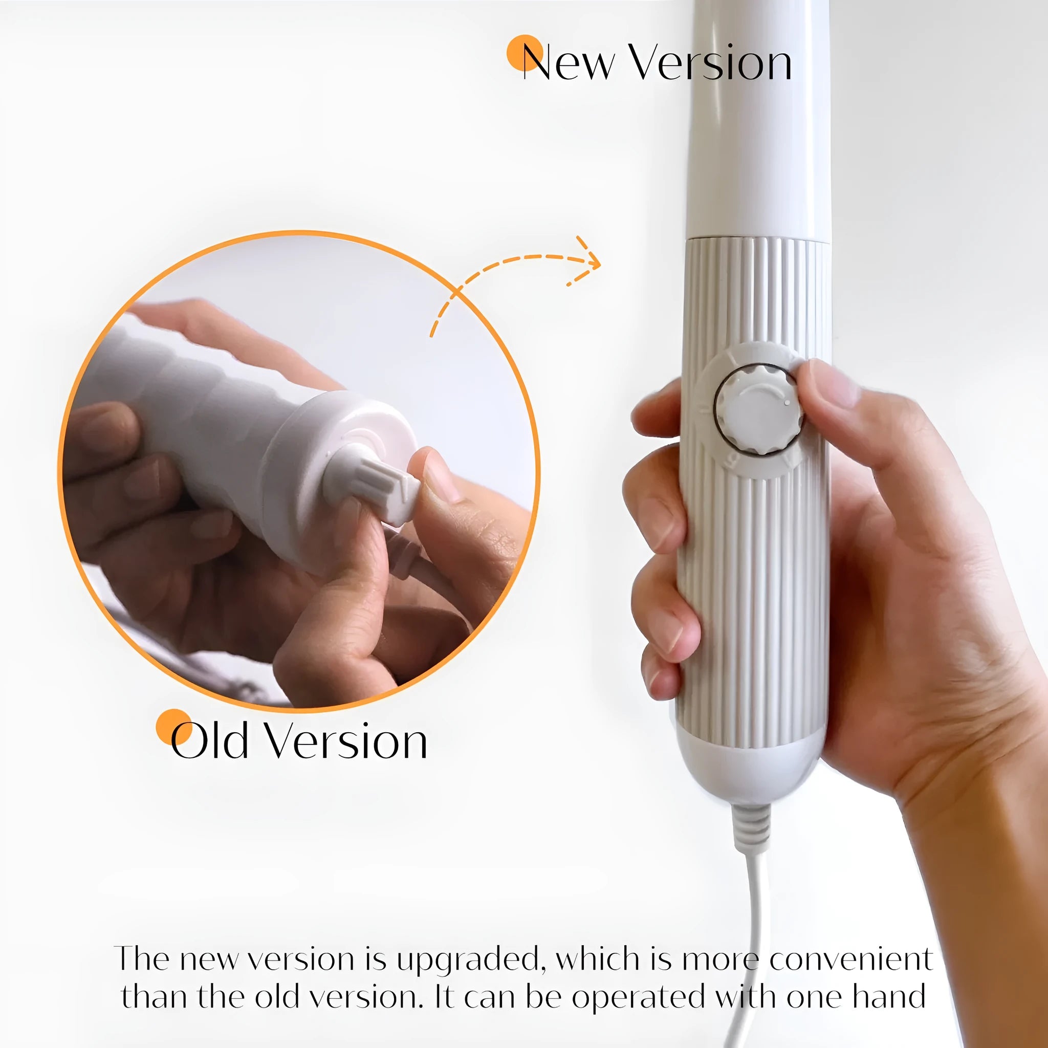 High frequency electrode magic wand machine with blue neon light, space capsule design, and EU Plug for acne mark removal