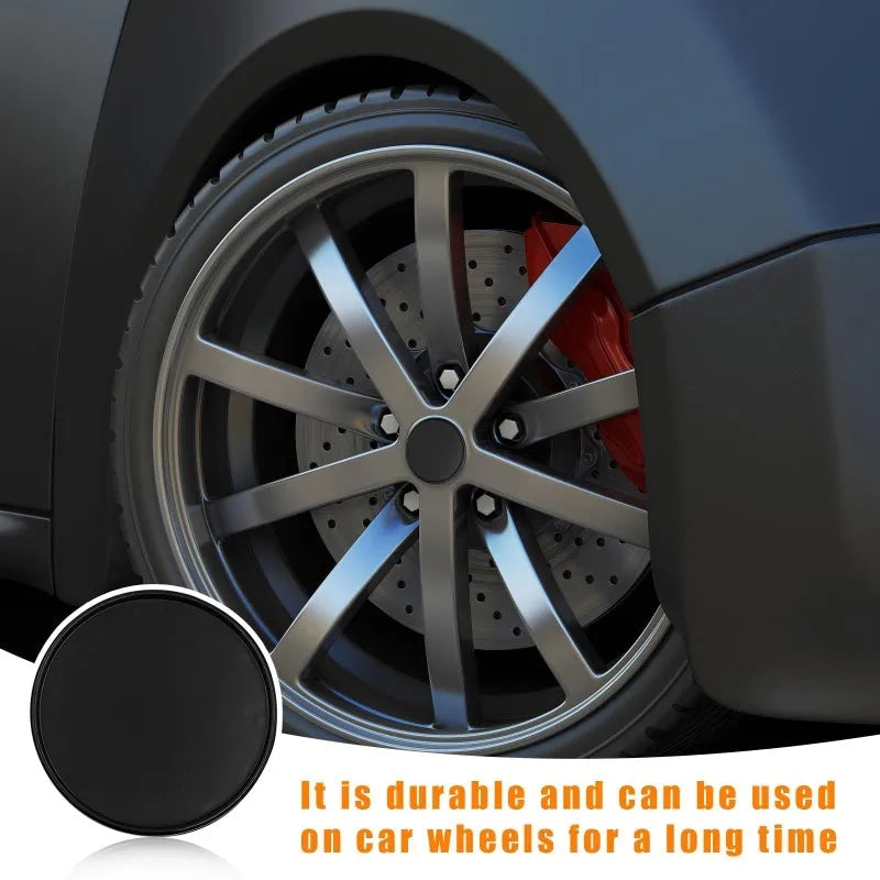 54mm black and silver plastic wheel caps for Japanese vehicle hub centre replacement